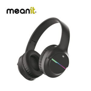 Headphones MeanIT B101 Bluetooth LED Black
